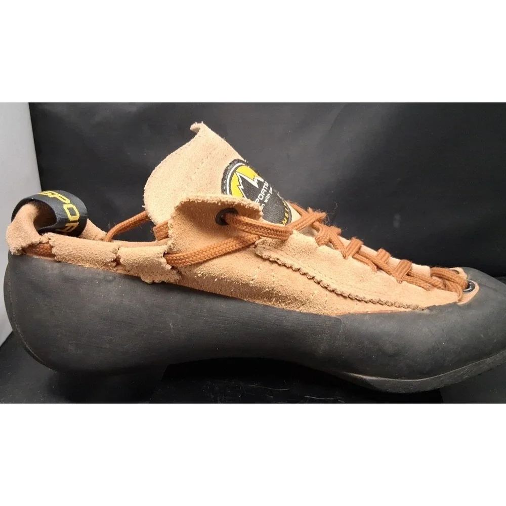 La Sportiva Mythos Climbing Shoes Mens Sz 8.5 Us Made In Italy.